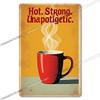 Vintage Coffee Metal Tin Sign Cafe Wall Art Decor Living Room Home Pubs Bar Decoration