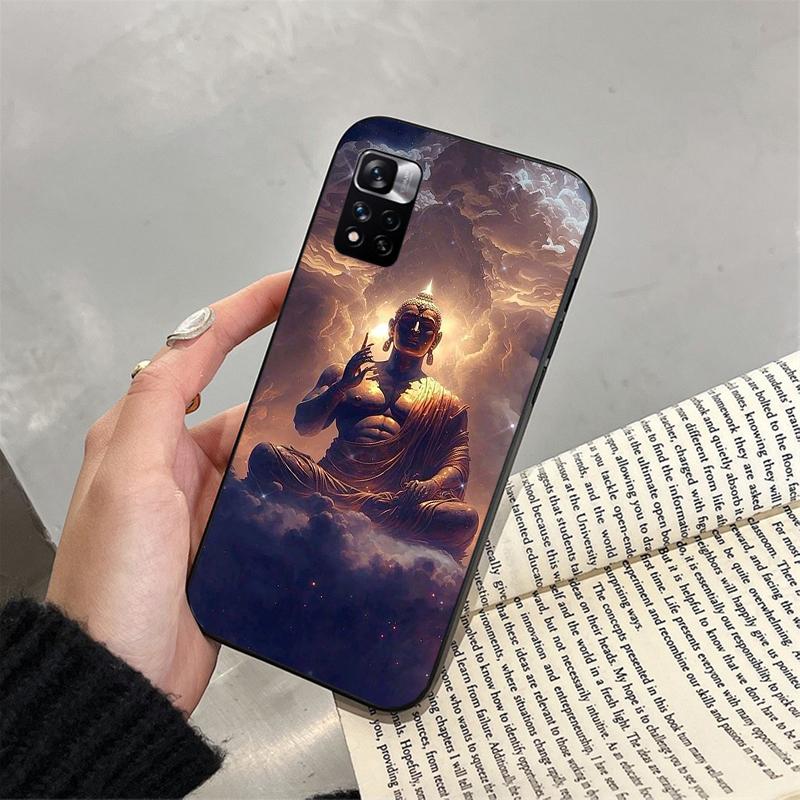 Phone Case For Xiaomi Redmi note 13 12 Pro 11S 11 10 Pro 10S 12S Redmi 10 10C 9C 13C Buddha Case
