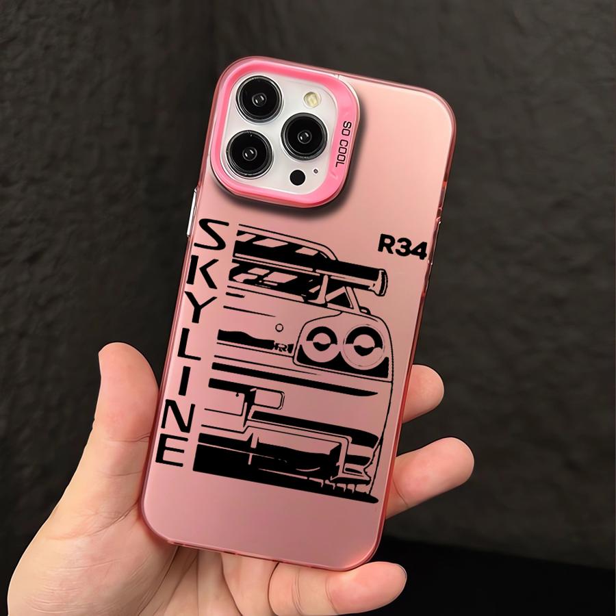 JDM Traumauto Cool Cover Handyhülle für iPhone 16 Pro 15 Pro Max 14 13 12 11 XS 14 Pro Max 16 Plus 14Pro 12Pro Softshell