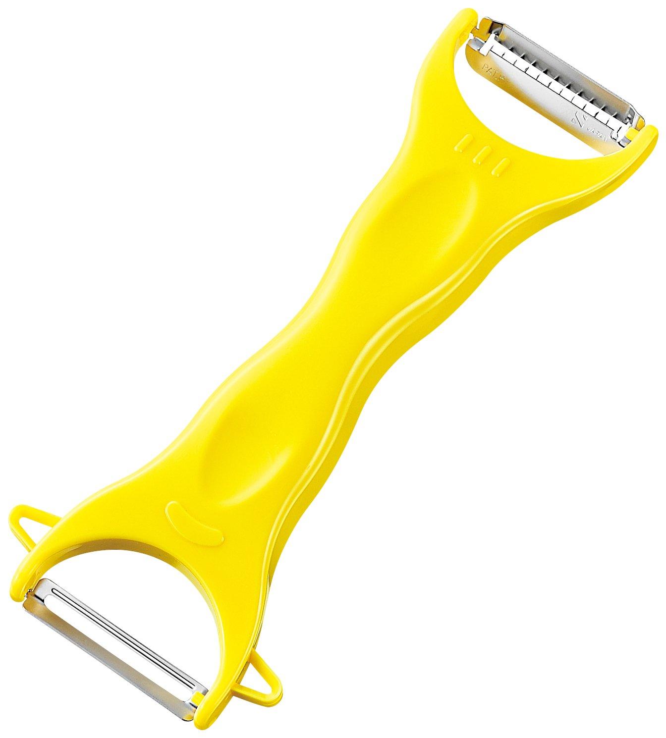 

Шимомура Когё Овощерезка-очиститель Full Veggie Сделано в Ниигате Продукт 6 x 12 см и FV-634, Япония, Цубаме-Сандзе, Префектура, Желтый. размер