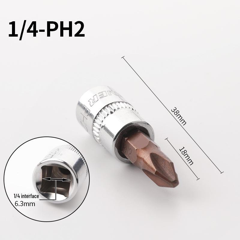

Набор из шестигранной отвертки Green Forest 6,3 мм и гаечного ключа с трещоткой 1/4-PH2