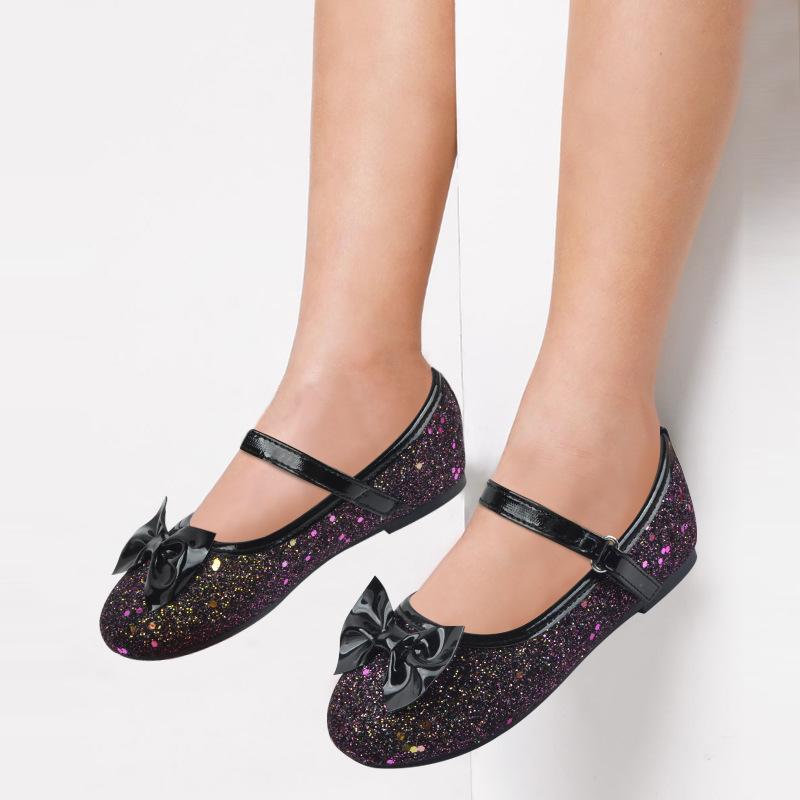 Children's Princess Shoes 2025 New Middle-aged and Older Children's Bows