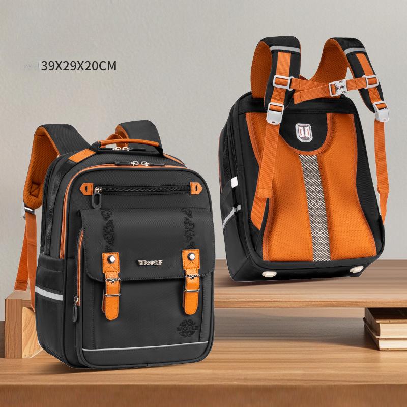 

High Appearance Level, Large-capacity Schoolbag, Backpack, Waterproof, Load-reducing, Back-protecting, Ultra-light, British Style