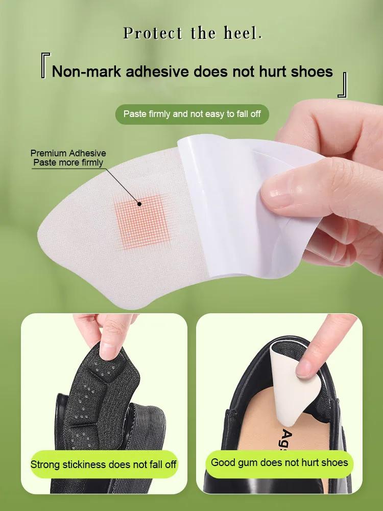 1Pair Heel Stickers Sports Casual Shoes Heel Protectors Shrinking Size Insoles Anti-wear Feet Shoe Pads Adjust Size Inserts