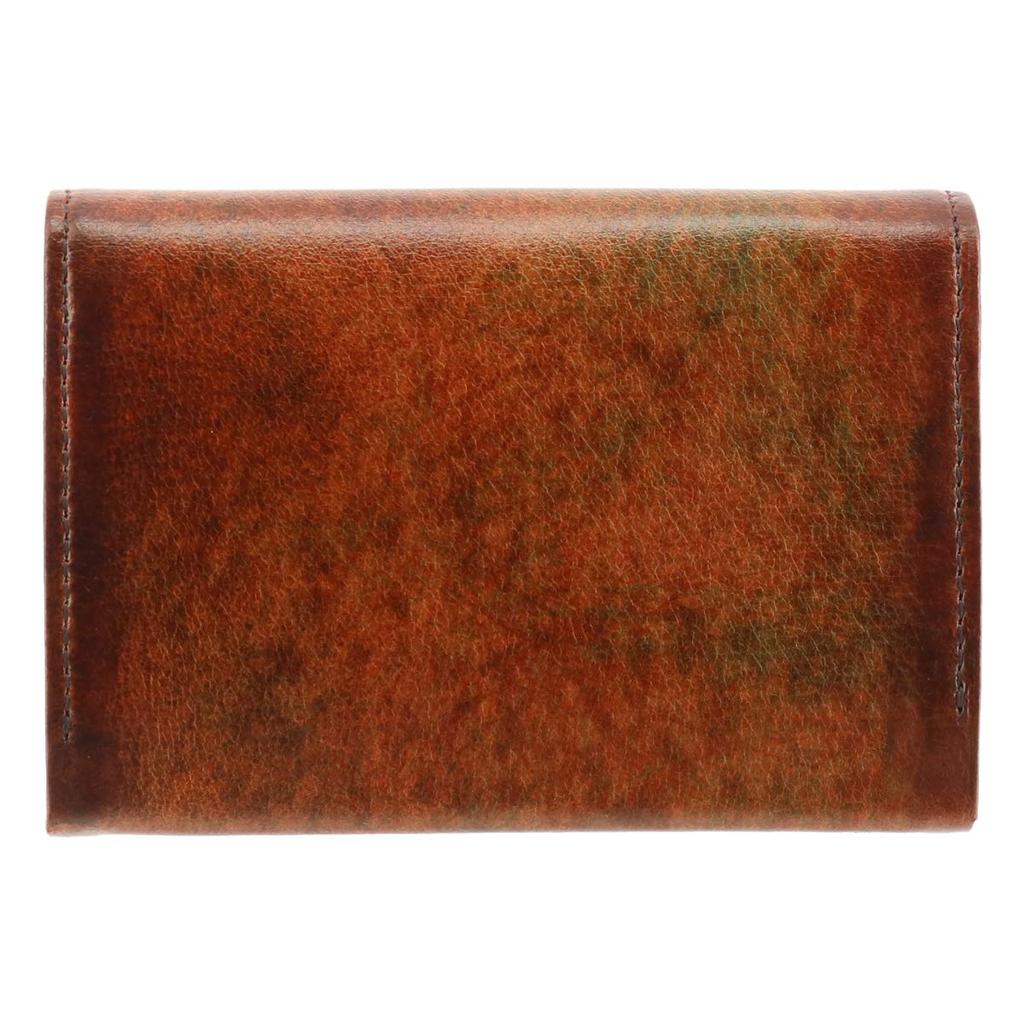 Business Card Holder Genuine Leather Patina Patina Made In Japan Cowhide Leather Navy [Orobianco] Men's ORS-071309