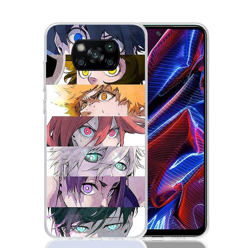 Blue Lock Isagi Yoichi Phone Case For Xiaomi Poco X7 X6 X5 Pro F7 Ultra Redmi 15C 15 13 13C 12 12C 10 10A 10C 9 9A 9C 9T Cover P