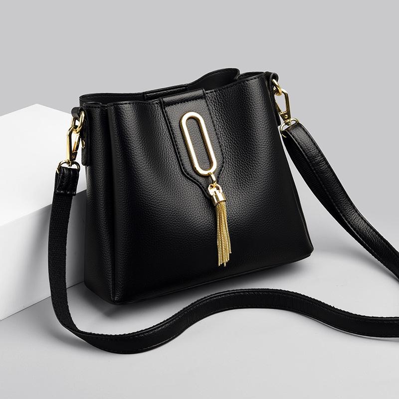 new look black cross body bolsa