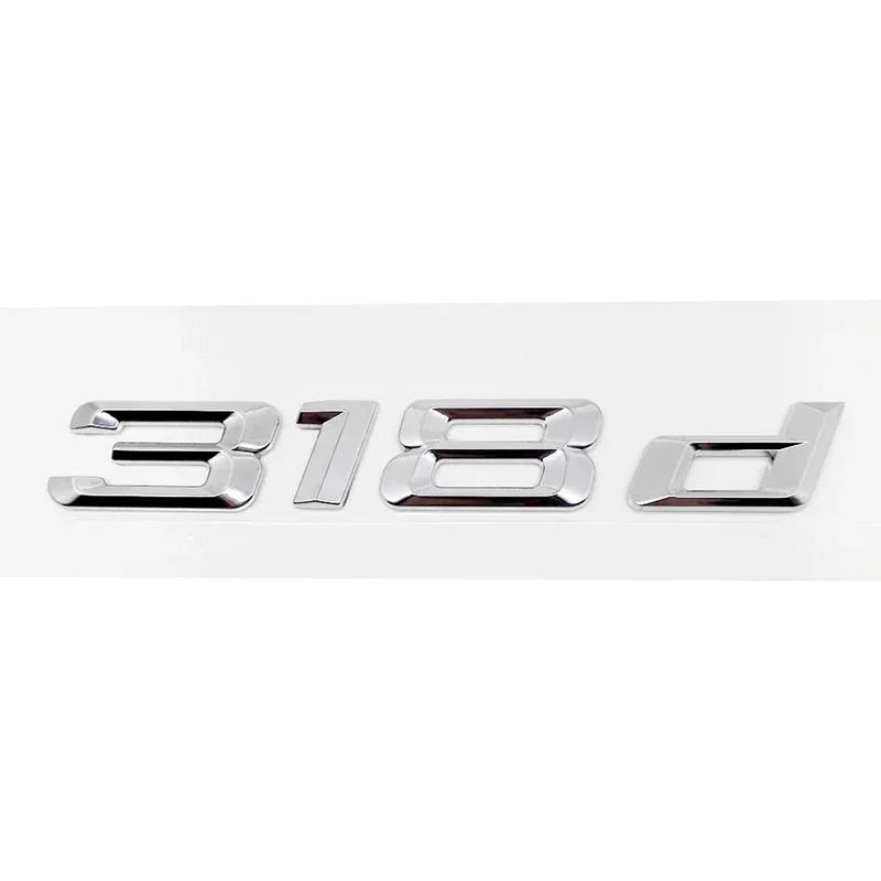 ABS Car Rear Trunk Letters Logo Badge Emblem Sticker For BMW 3 Series 318d 320d 325d 328d 330d 335d E46 E90 E91 F30 F31 F34 G20