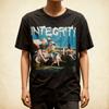 Vtg Integrity Band Short Sleeve Cotton Black All Size Shirt