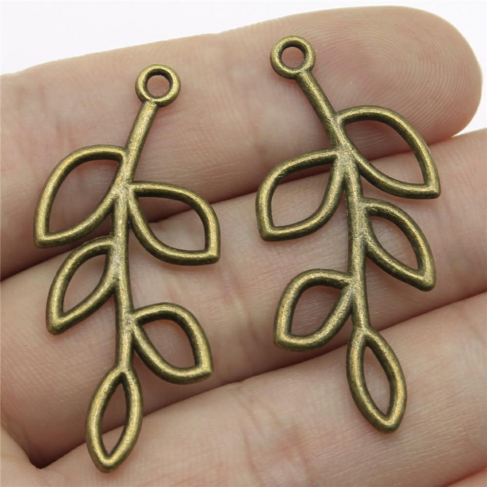 10pcs Flower Branch Tree Branch Charms Connector For Earring Making Necklace Making Diy Handmade Craft