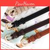Fine Womens Pu Leather Belt With Metal Pin Buckle For Casual Outfits Commuting