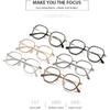 Glasses Polygon Frames Eyewear Transparent Blue Light Glasses For Men Digital Devices Women