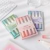 4pcs Gradual Sunrise Highlighter Pens Set Summer Mild Color Spot Liner Marker for Drawing Painting