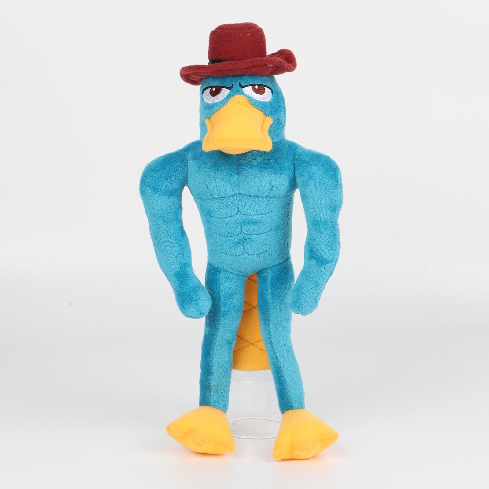 Op Voorraad Perry Het Vliegende Varken Knuffel Zacht Eend Gevulde Dieren Speelgoed Kerst Verjaardagscadeau Voor Kinderen 1PCS