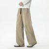 WRPCE Men's Solid Casual Straight-Leg Cargo Pants