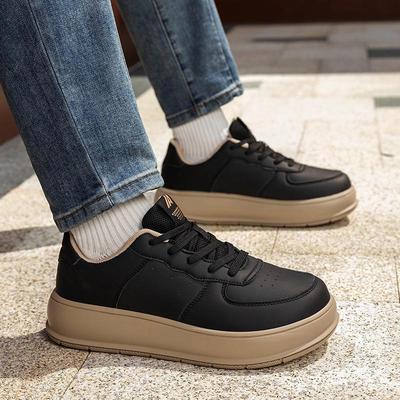 Size 48 Wide Fit Autumn Fashion Height-Boosting Thick Sole Skate Shoes
