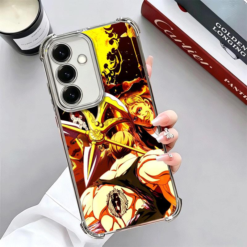 Seven D-Deadlys Sins Escanor Soft Phone Case For Samsung A17 A27 A07 A37 A57 A16 A56 A15 A55 A14 A54 A13 A53 A26 A36 A25 A35 A24