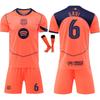 25-26 Barcelona UEFA Champions League Orange Football Jersey for Kids and Adults GAVI #6