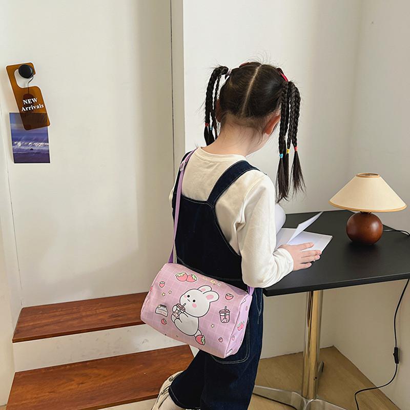 Adorable Cartoon Rabbit Children's Pillow Bag Perfect For Girls Stylish And Fun