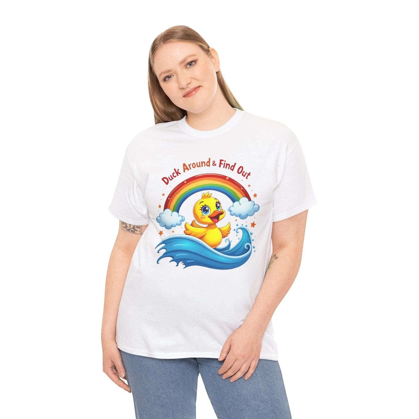 Duck Lover T-Shirt | Funny Duck Meme Tee | Cute Bird Aesthetic Shirt S