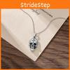 Punk Rock Skull Cross Jewelry Rhinestones Halloween Costume Decoration Accessory