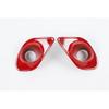 Front Bumper Fog Light Lamp Cover Trim For Dodge Charger 2015+ Red Accessories