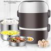 200W Electric Lunch Box 2L Heated Bento Box Practical Portable Food Warmer  For Travel