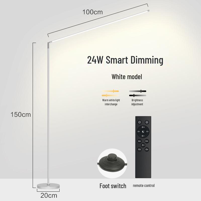 Retractable Super Bright LED Floor Lamp for Living Room, Bedroom, Bedside, Reading, Piano, and Eyelash Extension