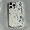 For IPhone 17 16 15 14 13 12 11 Pro Max Cases Red Eye Pattern Transparent Phone Cover For IPhone 15 Plus 16E 17 Air Soft Fundas