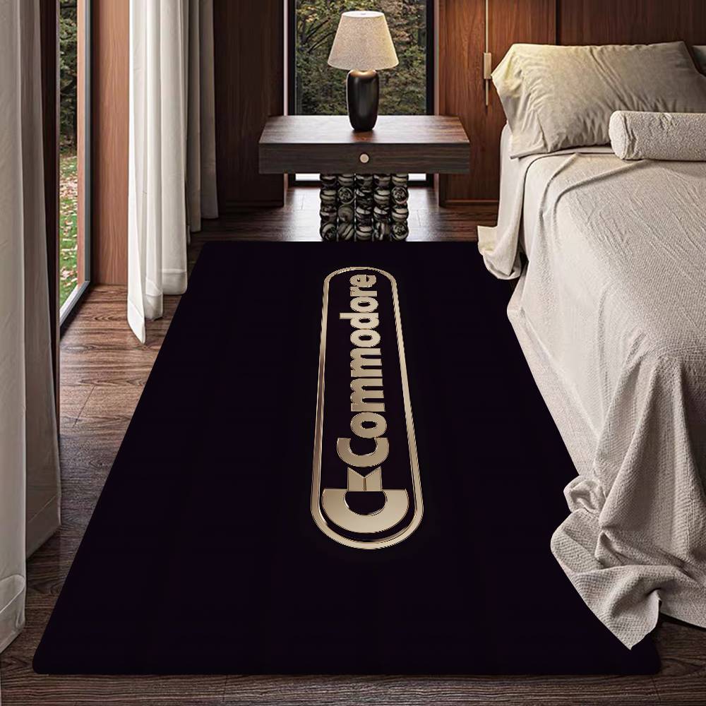 C-Commodore 64 Logo Hallway Carpet Washable Non-Slip Living Room Sofa Chairs Area Mat Kitchen Doormat Area Rug