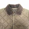 England Made /LAVENHAM/ Nylon Quilted Padded Jacket [34 / Women's S / Brown] Corduroy Collar / Lavenham