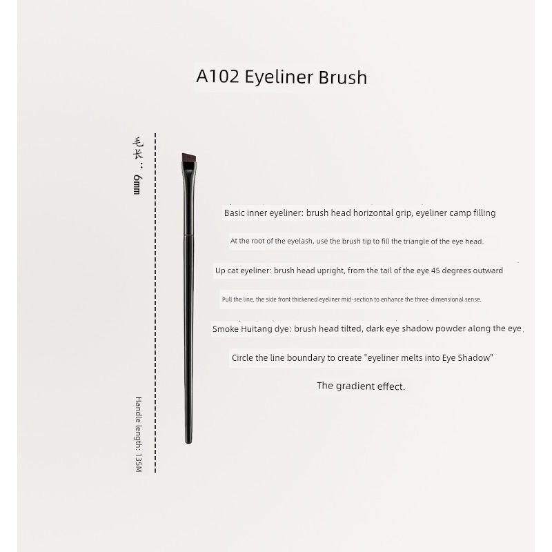 

Mumus Twilight Series Flat Bevel Eyeliner Brush Super Good Brush Eyebrow Brush Practical Makeup Tools Man-made fiber A102 Eyeliner Brush