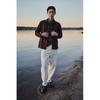H M Textured oversHirt Regular Fit Brown