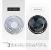 BARREL [AECHMEA MOVE] Black Small Oscillating Fan with Remote Control and Timer Function for Plant Growth