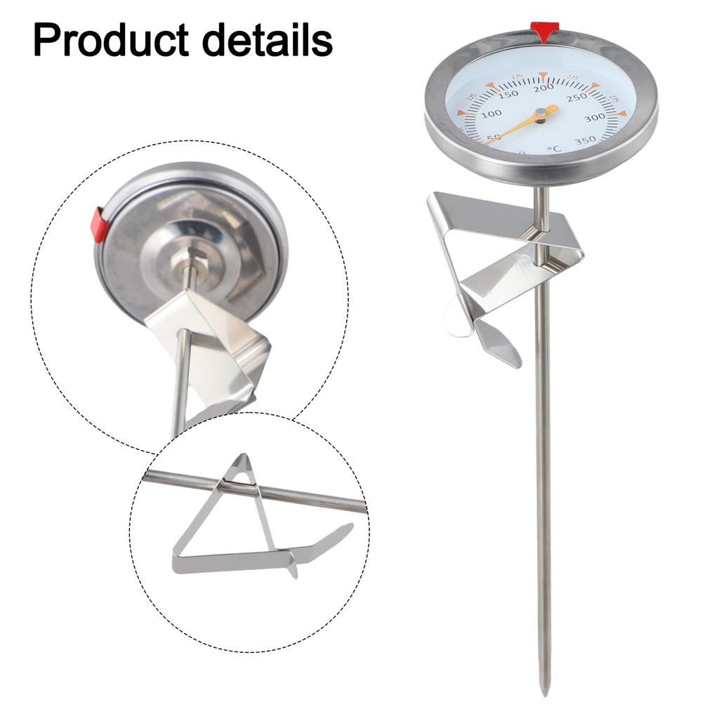 For Home Cooking Frying Oil Thermometer Oil Temperature Meter Kitchen Use Cooking Activities 5.4*5.4cm Oil Thermometer