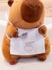 Chef Capybara Plush Toy: Cute Baker Doll, Large Sleep Companion Pillow