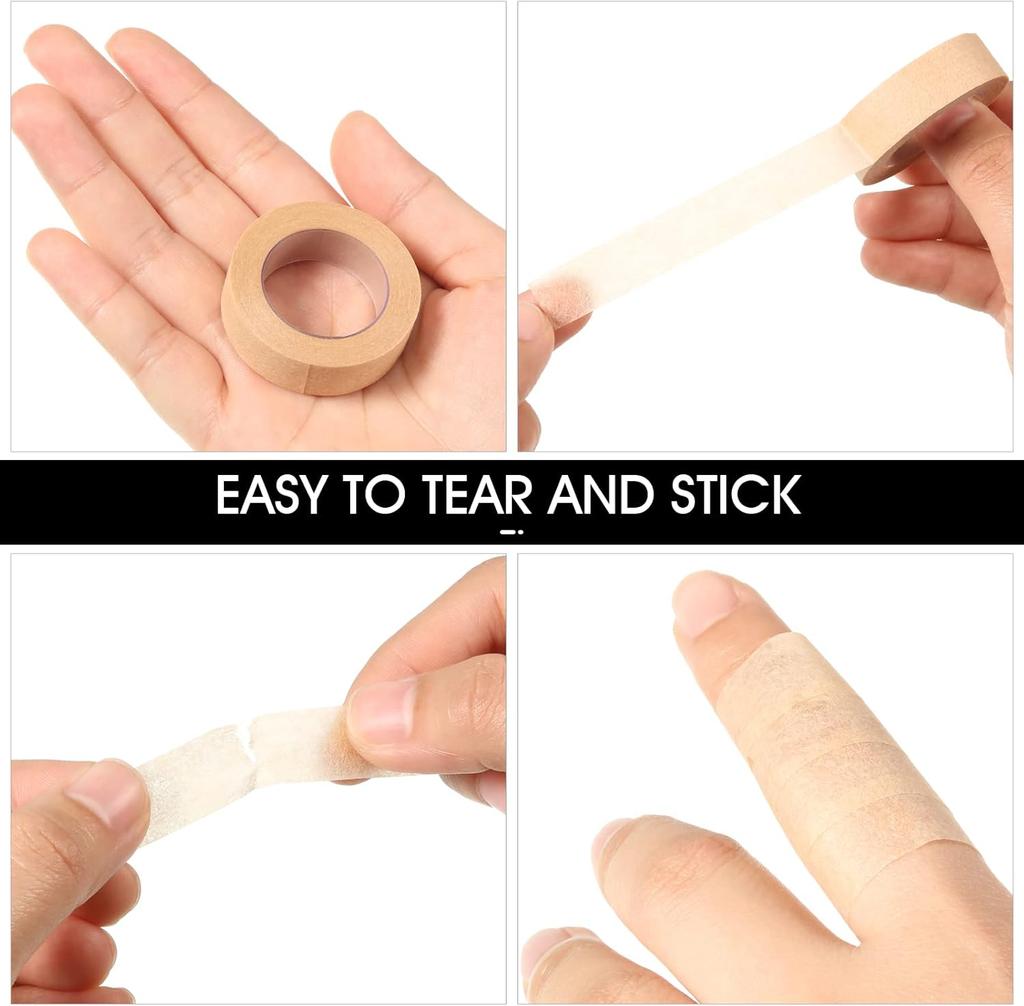 2 Rolls Nose Tape for Rhinoplasty Shaping Nose Bandage Micropore Thinoplasty Tape Hypoallergenic Medical Paper Tape