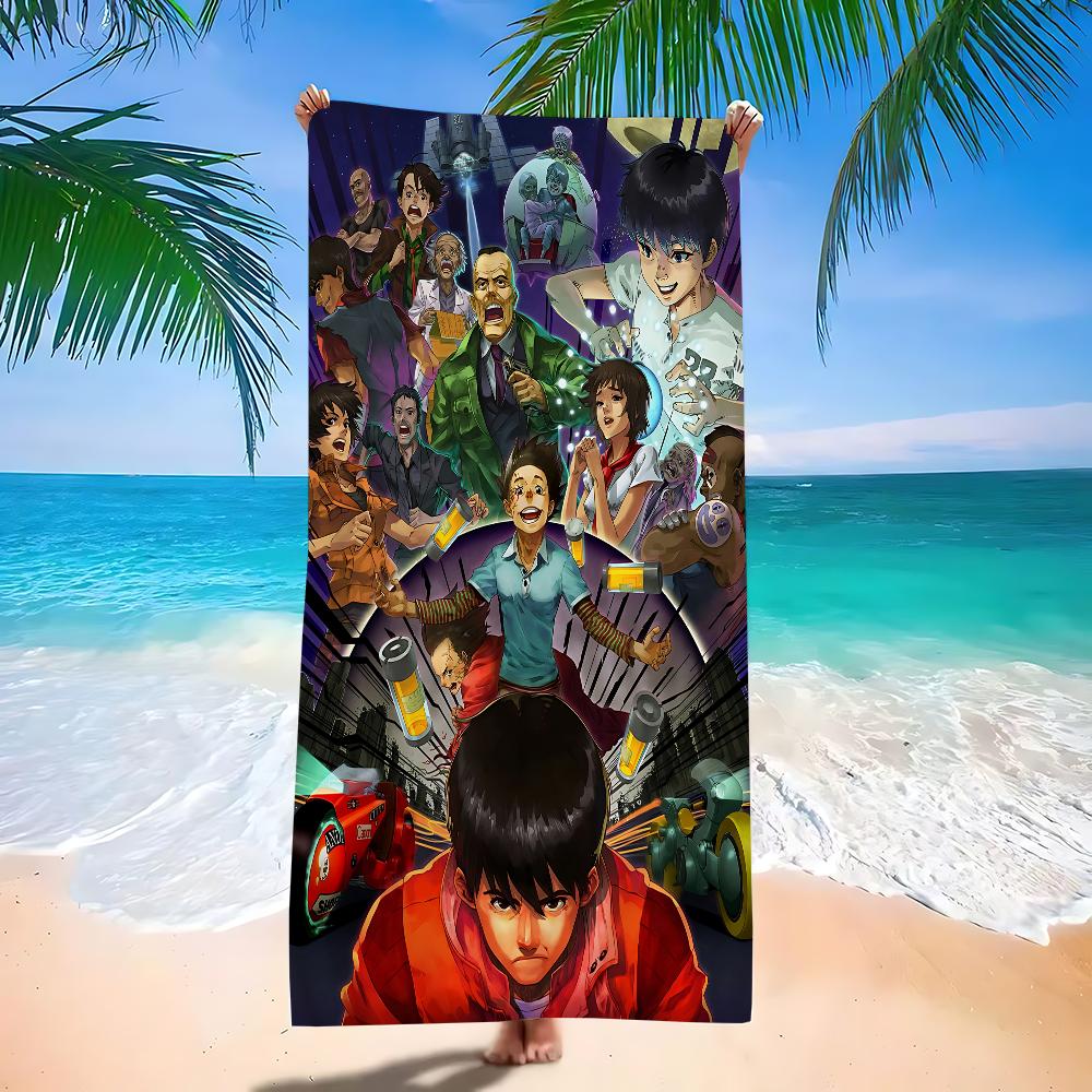 1pc Akira 1988 Film Microfiber Beach Towel Absorbent Quick dry Soft Yoga Swimming Resort Mountain Climbing Towel