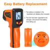 Infrared Thermometer Non-Contact Digital Temperature Gun -50°C~600°C (-58°F~1112°F) IR Thermometer for Industrial, Kitchen Cooking, Automotive,