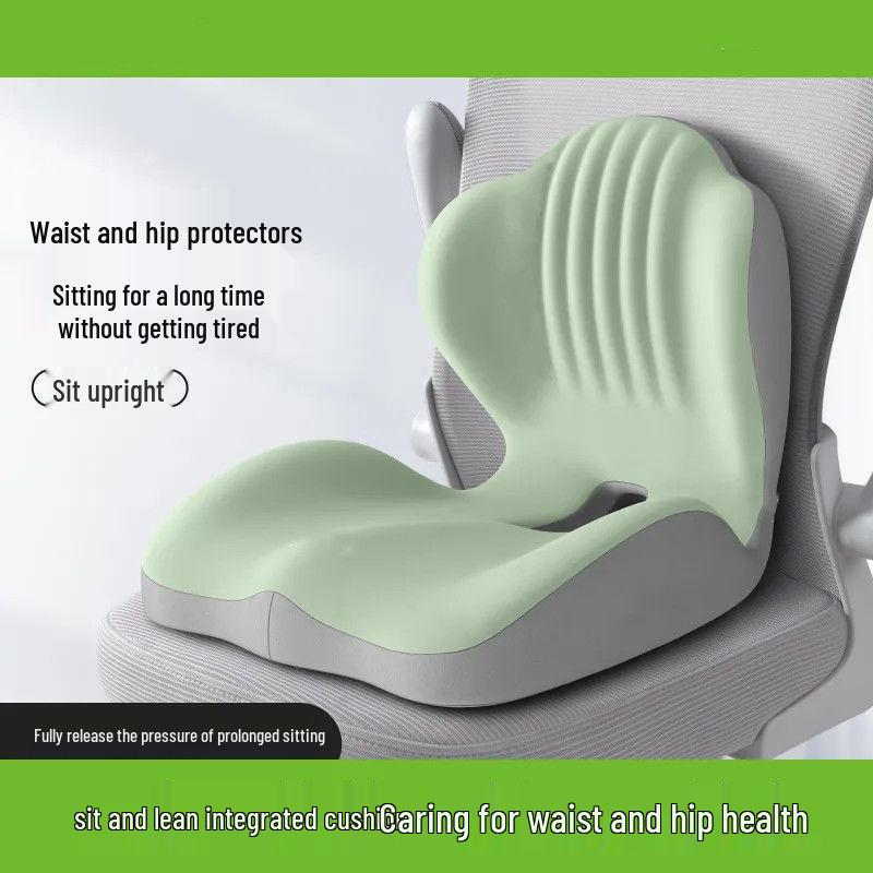 Extra Thick Lumbar Support Cushion - Ideal for Office Chairs and Cars, Relieves Discomfort from Extended Sitting