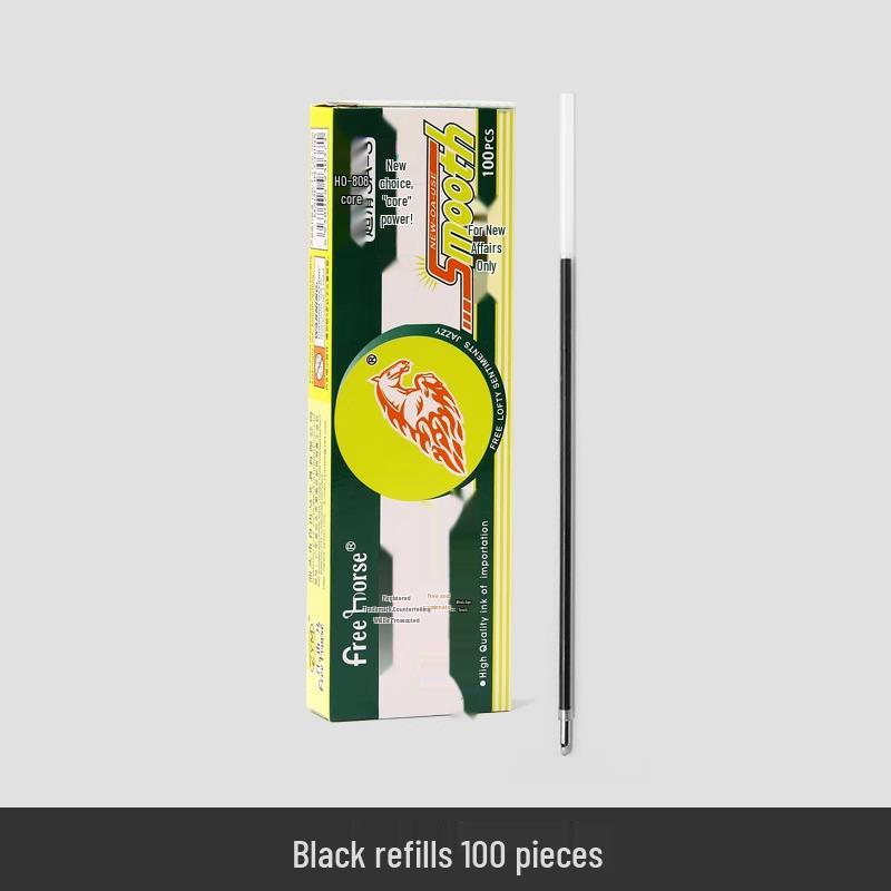 50-Pack Free Horse Office Ballpoint Pens 0.7mm Medium-Oil, Smooth Writing, Ideal for Teachers