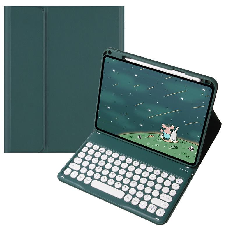 Compatible Bluetooth Keyboard Case for 2025 iPad11 A16, 10th Gen 10.9" with Pen Slot and Backlit Touchpad
