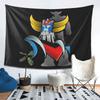 Mazinger Z Goldorak Actarus Grendizer Maske Wandteppich Wandbehang Ästhetische Heimdekoration Wandteppiche für Schlafsaal
