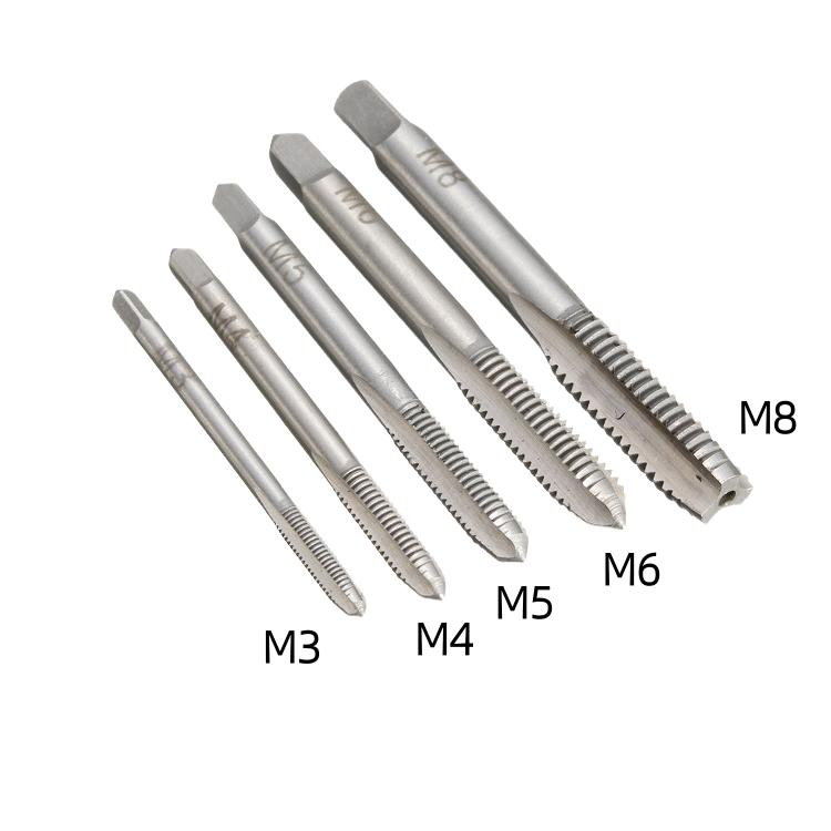 

Набор метчиков с метрической резьбой 5 шт. M3 M4 M5 M6 M8 Ручной метчик Сверло