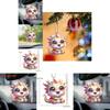 Colorful Cartoon Acrylic Dragon Car Interior Decor Pendant For Rearview Mirror