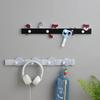 Bedroom Wall Organizer European Style Wooden Hook Key Chain Coat Hat Hook Porch Door Wall Home Decoration Home Storage Hanger