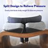 Ergonomic Memory Foam Lumbar Support Cushion for Long-Term Sitting and Posture Improvement