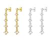 Exquisite S925 Sterling Silver Tassel Chain Earrings - Niche Fashion Design