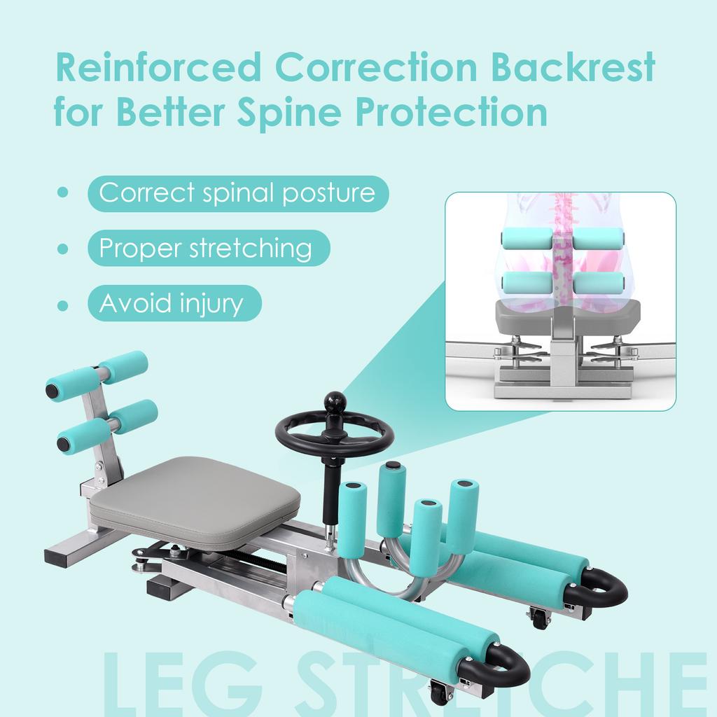 Heavy Duty Leg Stretcher Machine Yoga Splits Leg Stretching Training Split Training Device Hips Stretching Yoga Training Device