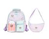 Schoolbag kindergarten schoolbag cartoon color matching middle and large class baby schoolbag preschool children backpack children's schoolbag